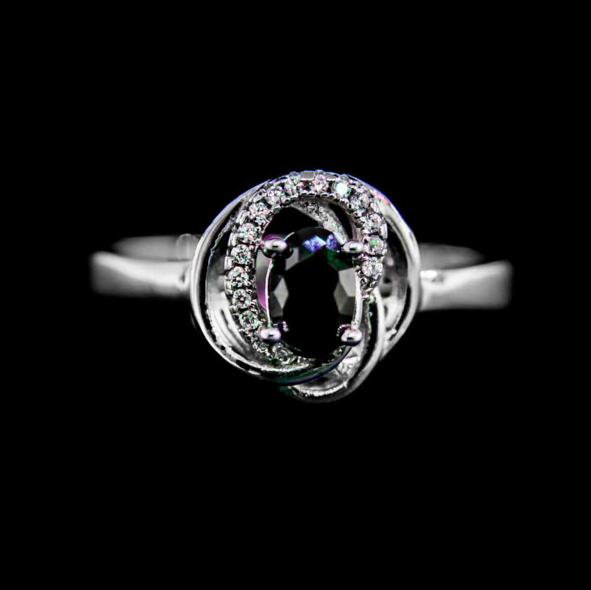 RING SILVER 925 RHODIUM-PLATED WOMAN