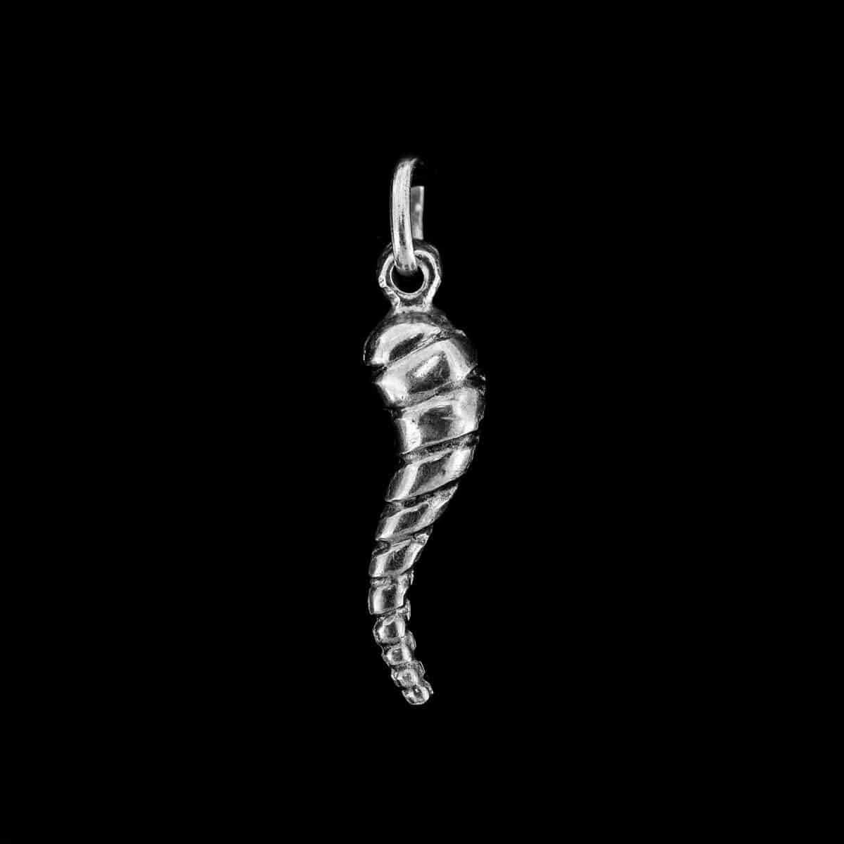 SILVER 925 ITALIAN CORNICELLO HORN PENDANT
