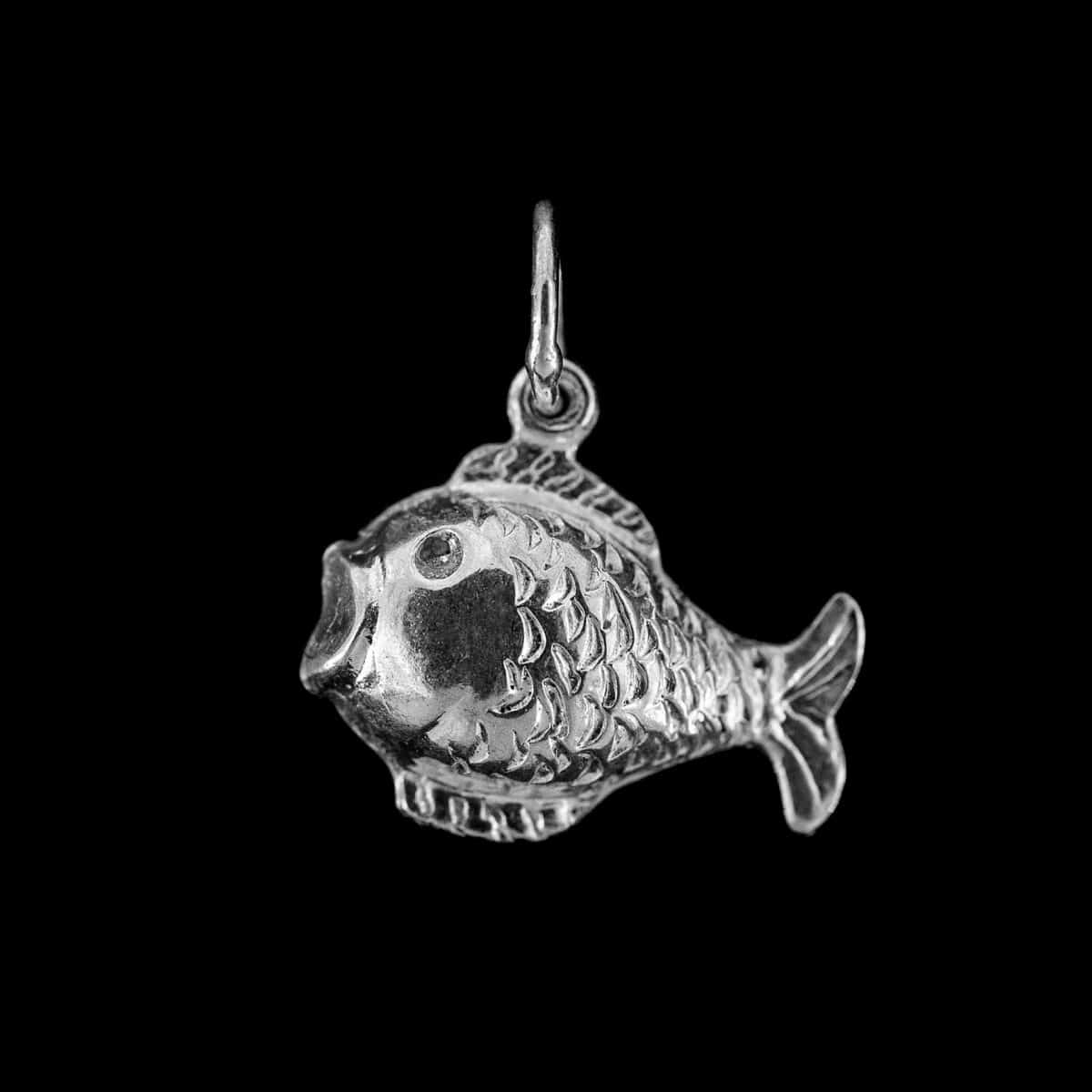 SILVER 925 3D FISH PENDANT