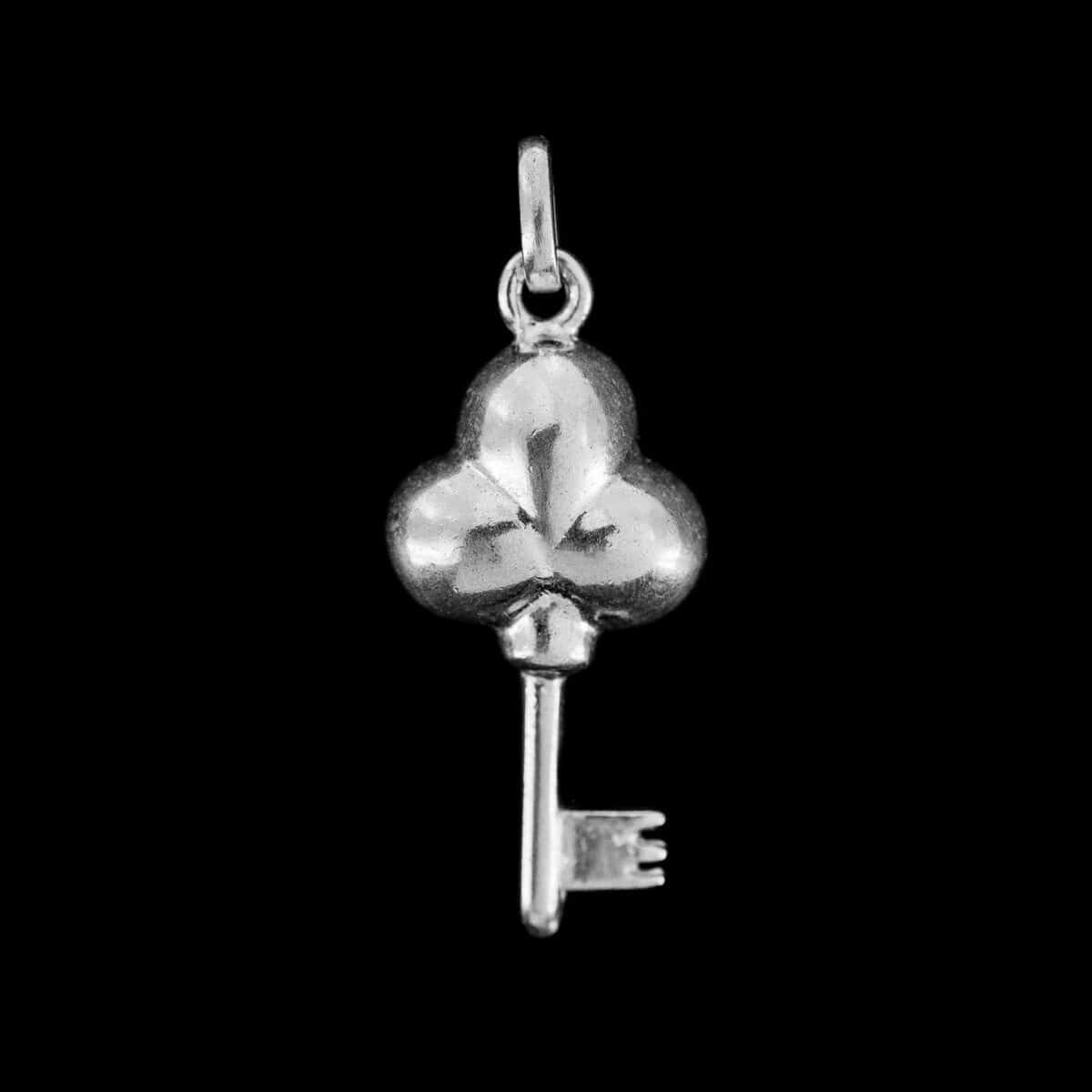 SILVER 925 COLOVER KEY PENDANT