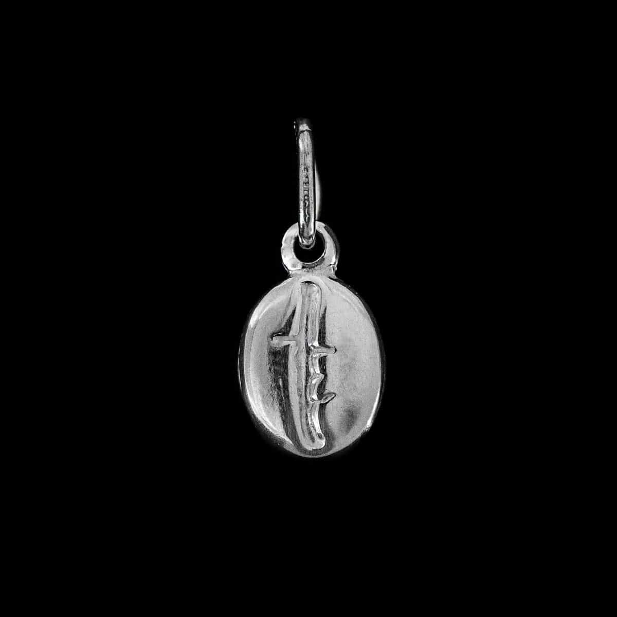 SILVER 925 COFFEE BEAN PENDANT
