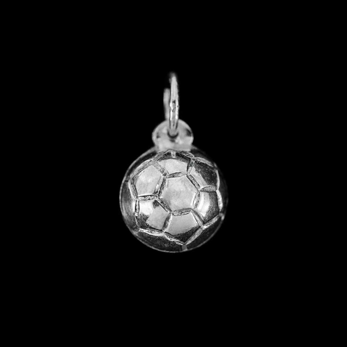 SILVER 925 SOCCER BALL PENDANT