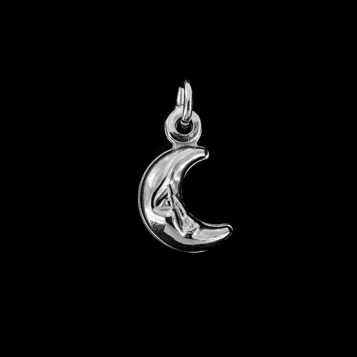 SILVER 925 CRESCENT MOON PENDANT
