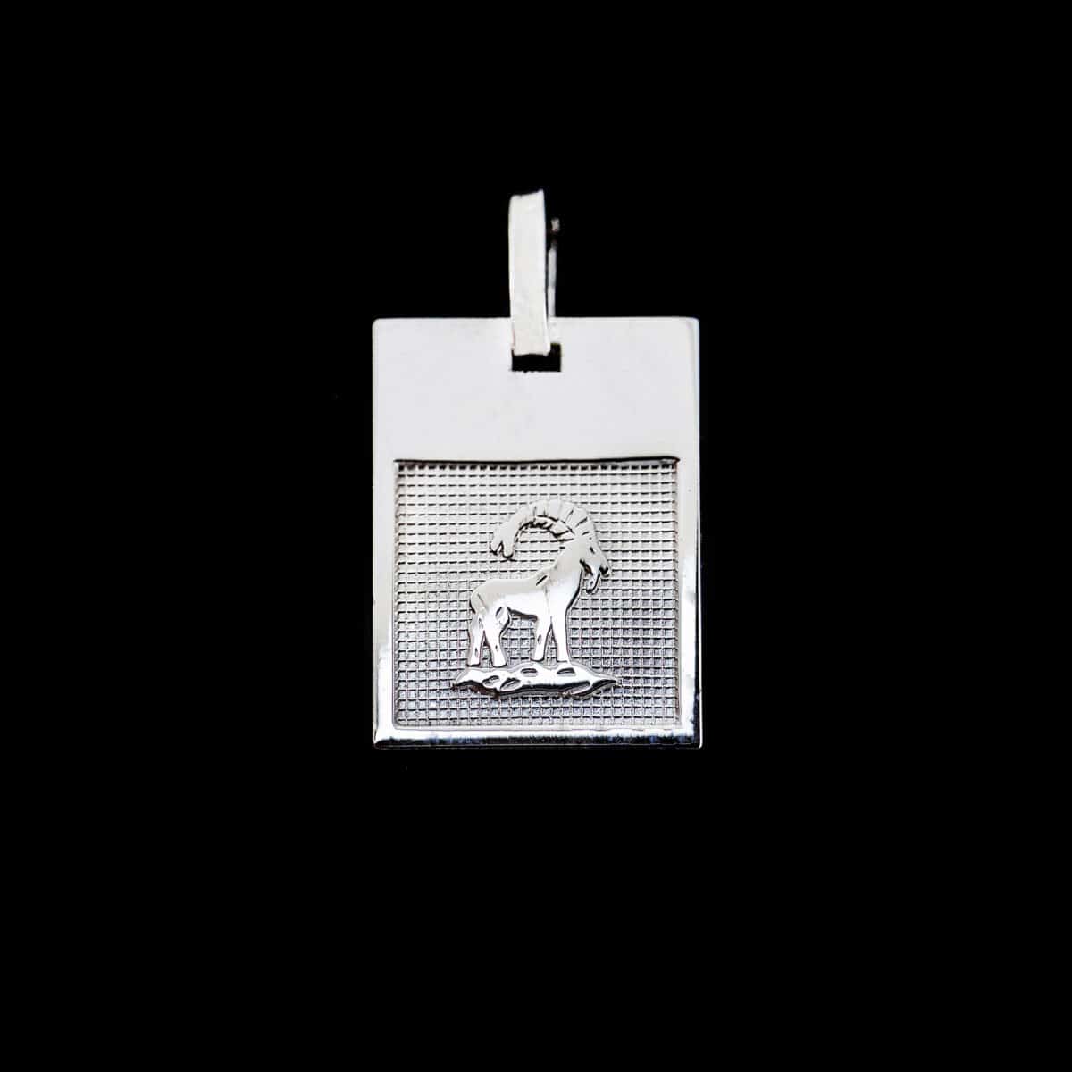 SILVER 925 CAPRICORN ZODIAC SIGN PENDANT