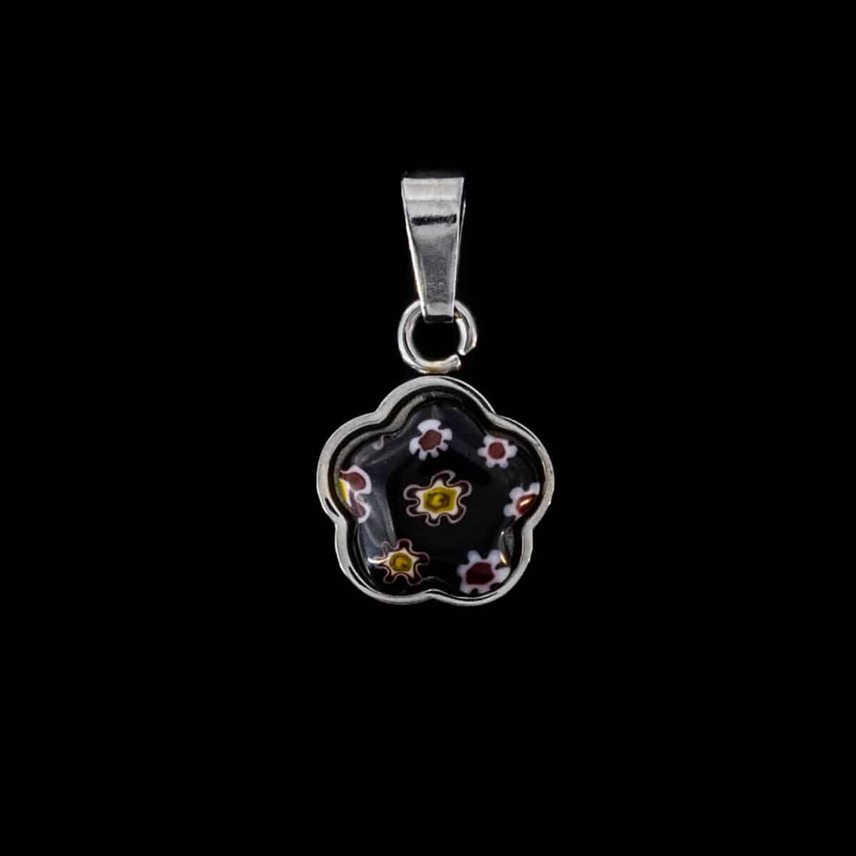 PENDANT SS FLORAL DESIGN W/M