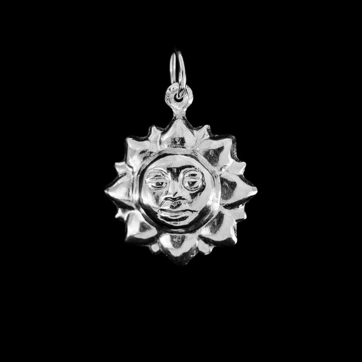 SILVER 925 SUN FACE PENDANT