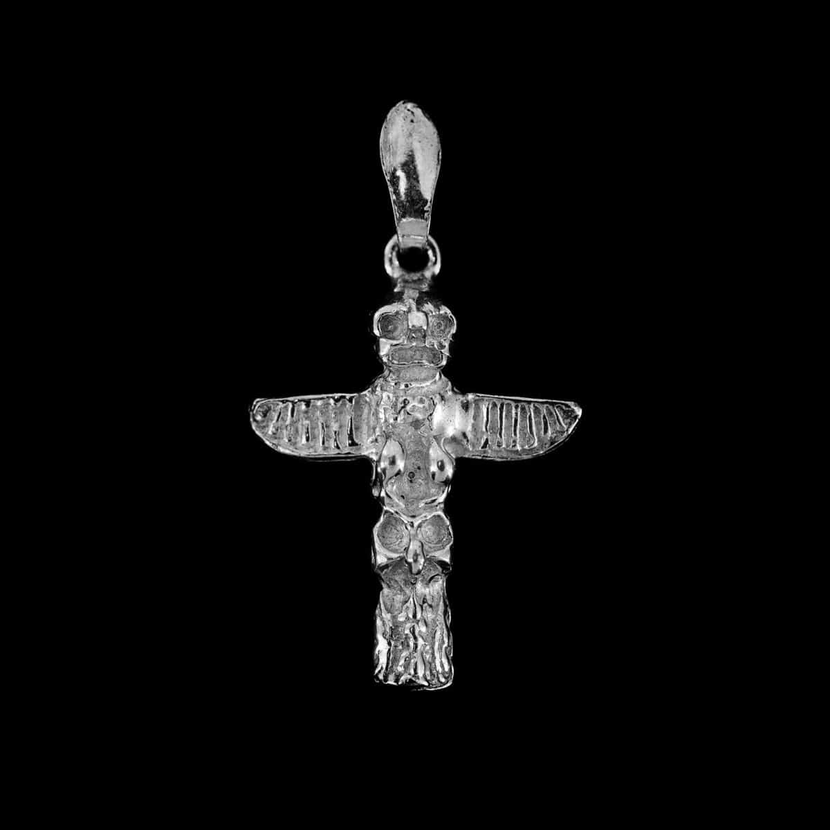 SILVER 925 TOTEM POLE PENDANT