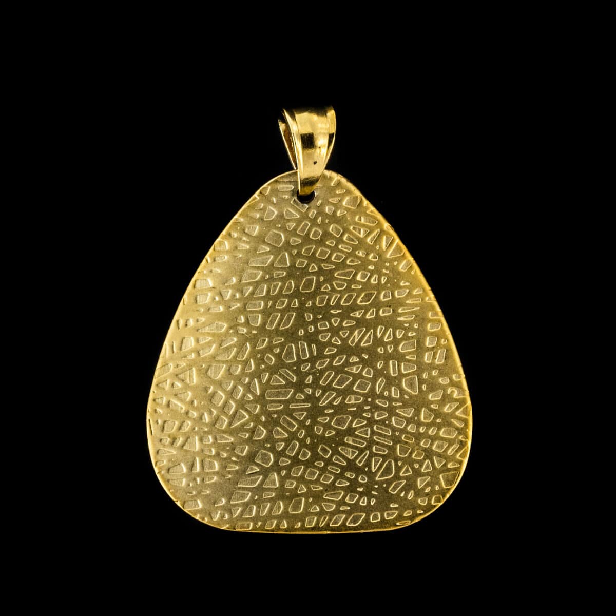 PENDANT SS TEARDROP-SHAPED W/M