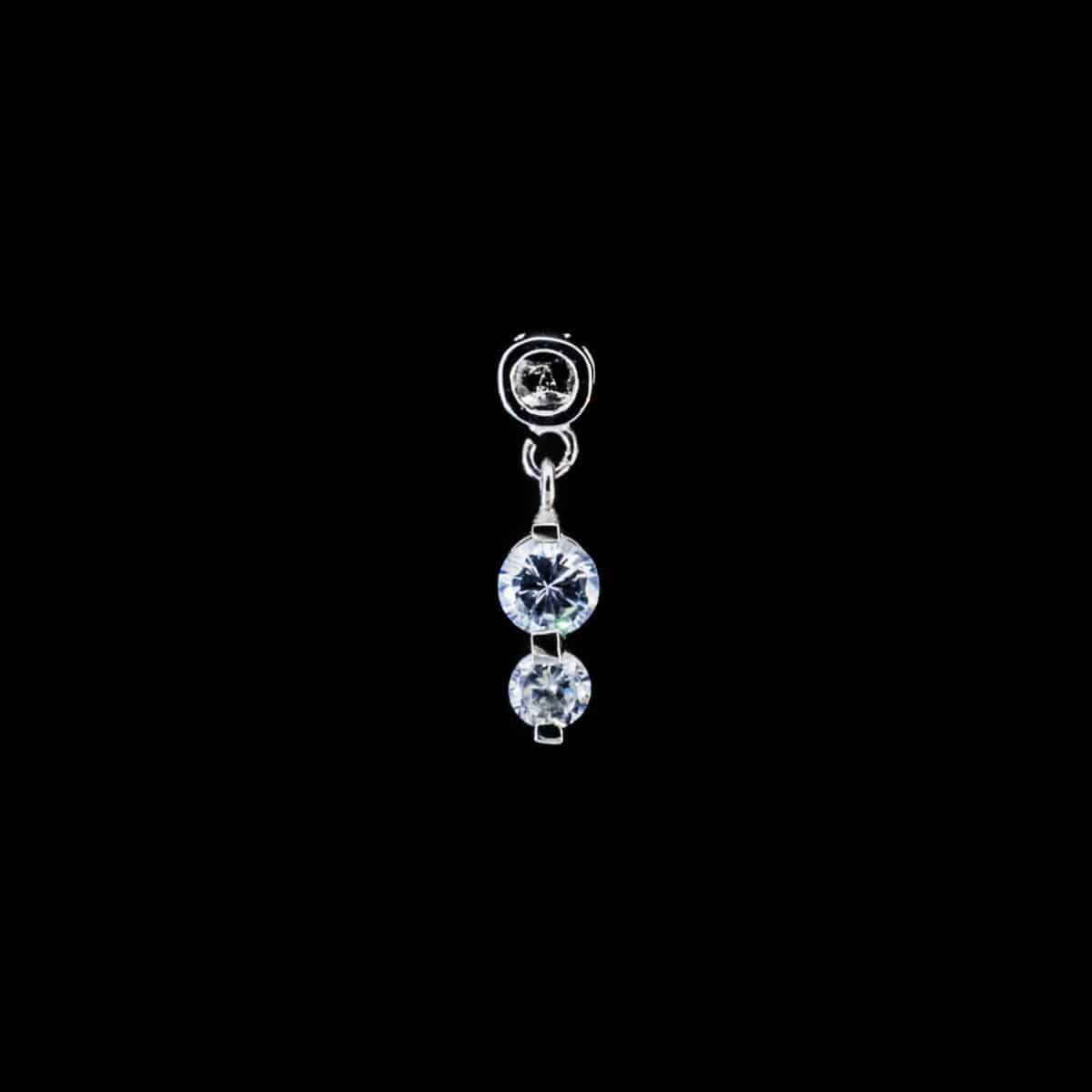 PENDENT SS W/CUBIC ZIRCON