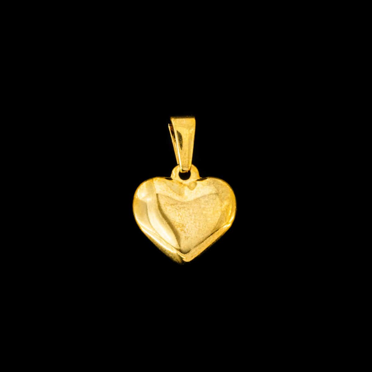 PENDANT SS YELLOW HEART