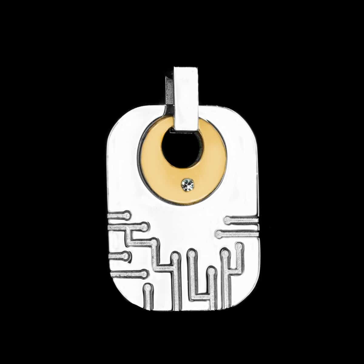 PENDENT SS TWO TONE CYBERPUNK