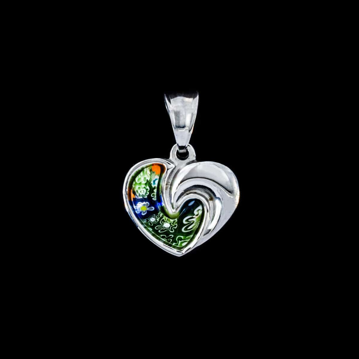 PENDANT SS W/SPIRAL HAERT
