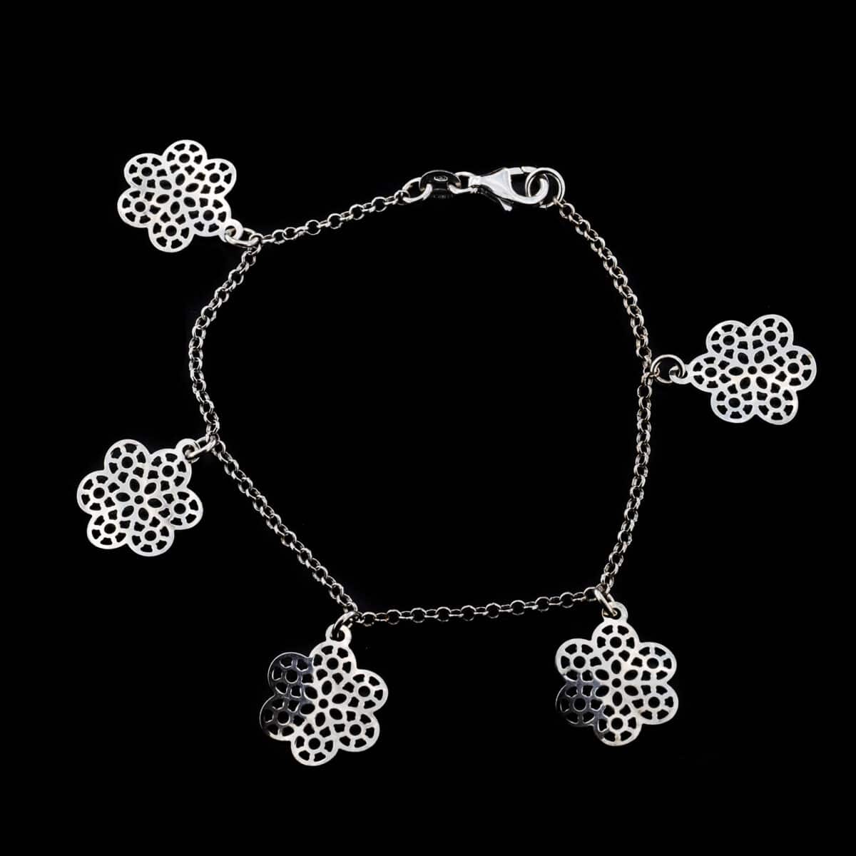 BRACELTE  SS FILIGREE CHARM